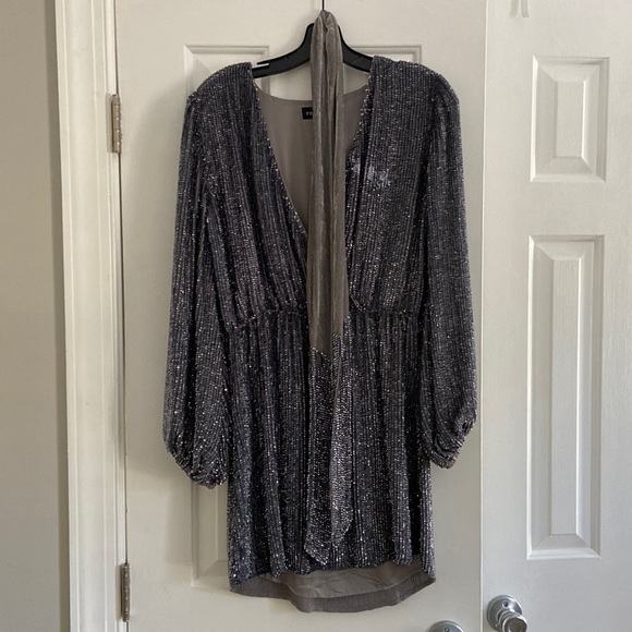 Retrofete Julie Dress Gunmetal - Picture 1 of 4